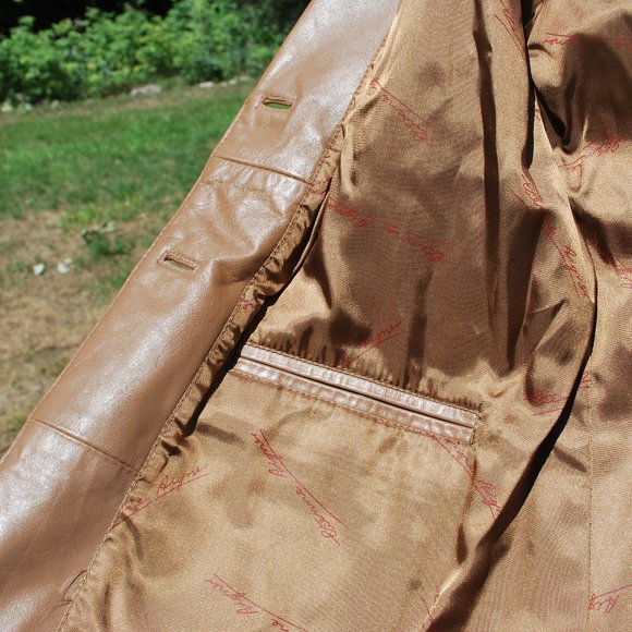 Vintage Etienne Aigner Equestrian Leather Jacket - Picture 12 of 14